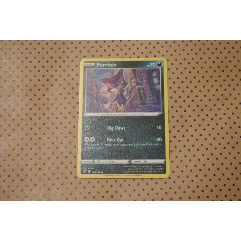 Purrloin 106/189 Pokemon Card (2020)